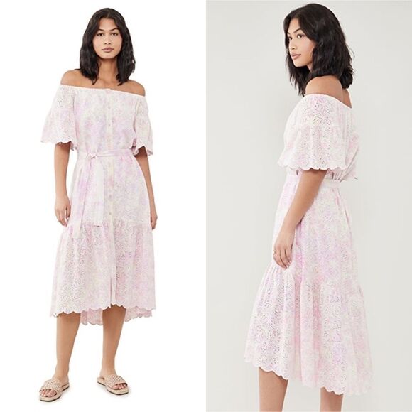 SUNDRESS Sandra Dress EYELET TIE AND DYE - Picture 6 of 12